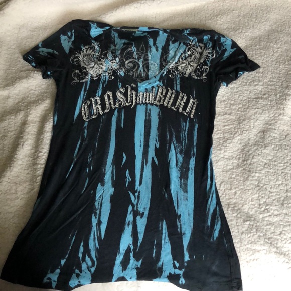 Crash & Burn Tops - Shirt blue